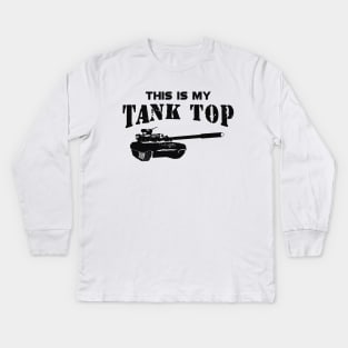 Military tank pilot - This is my tank top Kids Long Sleeve T-Shirt